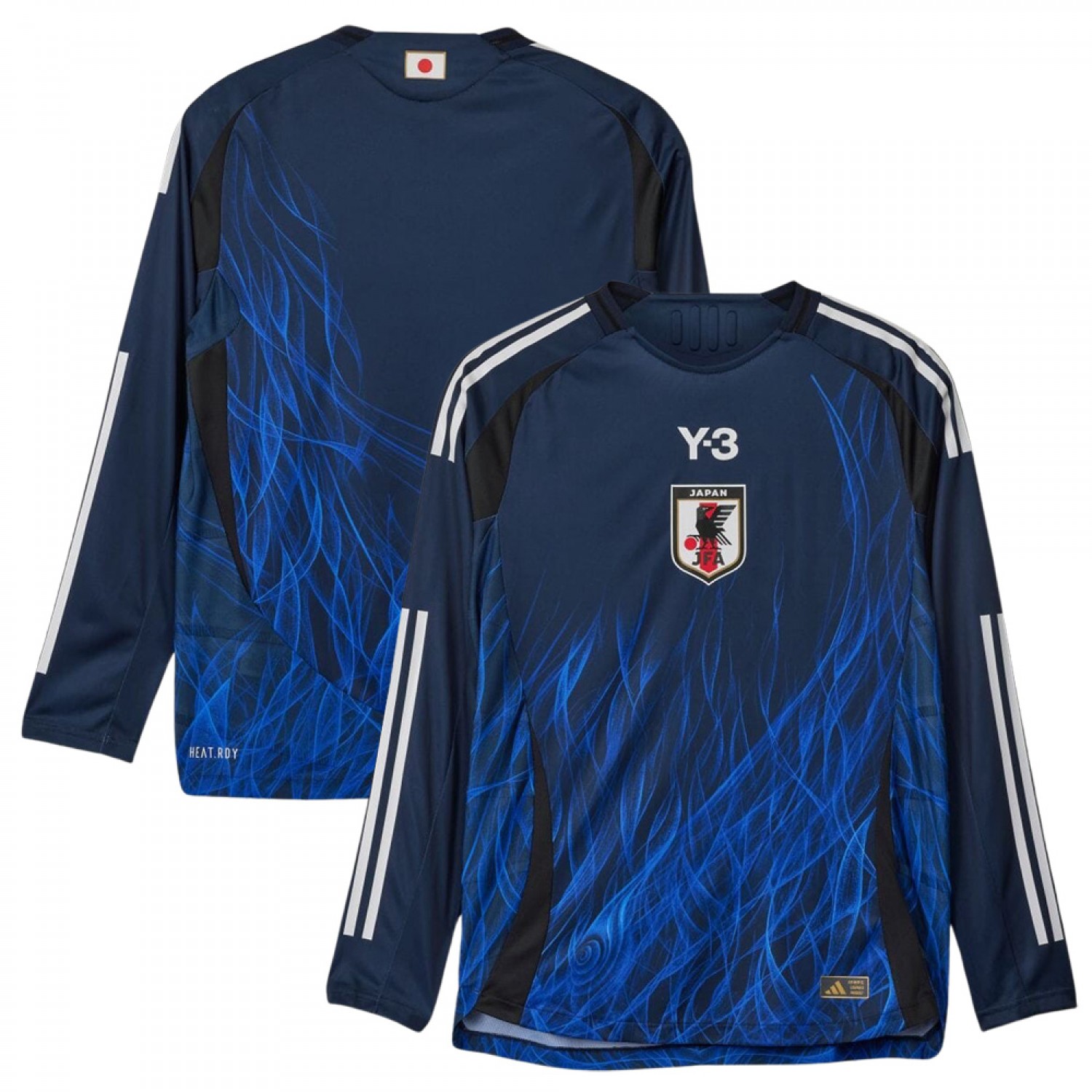 U*I様 Y-3 日本代表 長袖シャツ HEAT.RDY Mサイズ Japan-Y3-Authentic-LS-Home-